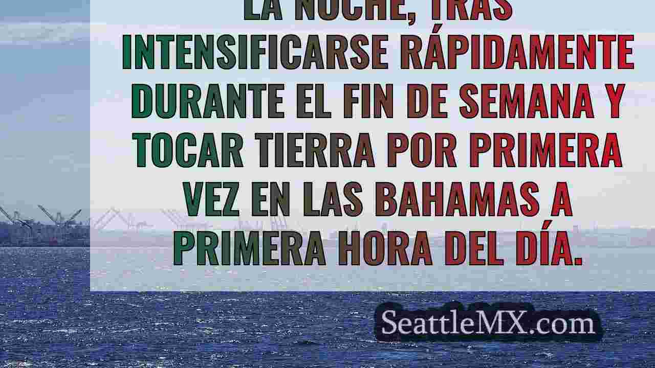 El huracán Oscar toca tierra por