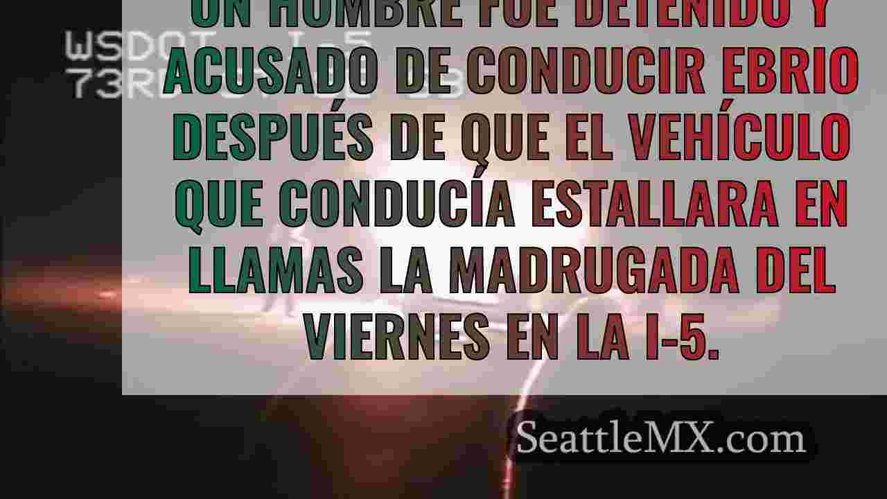 Un conductor ebrio aparece haciéndose