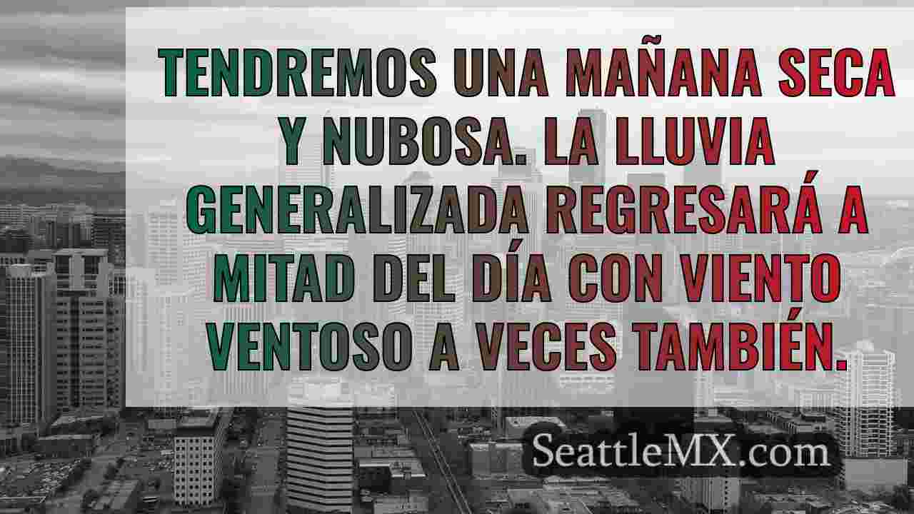 El tiempo en Seattle: Viento ventoso,