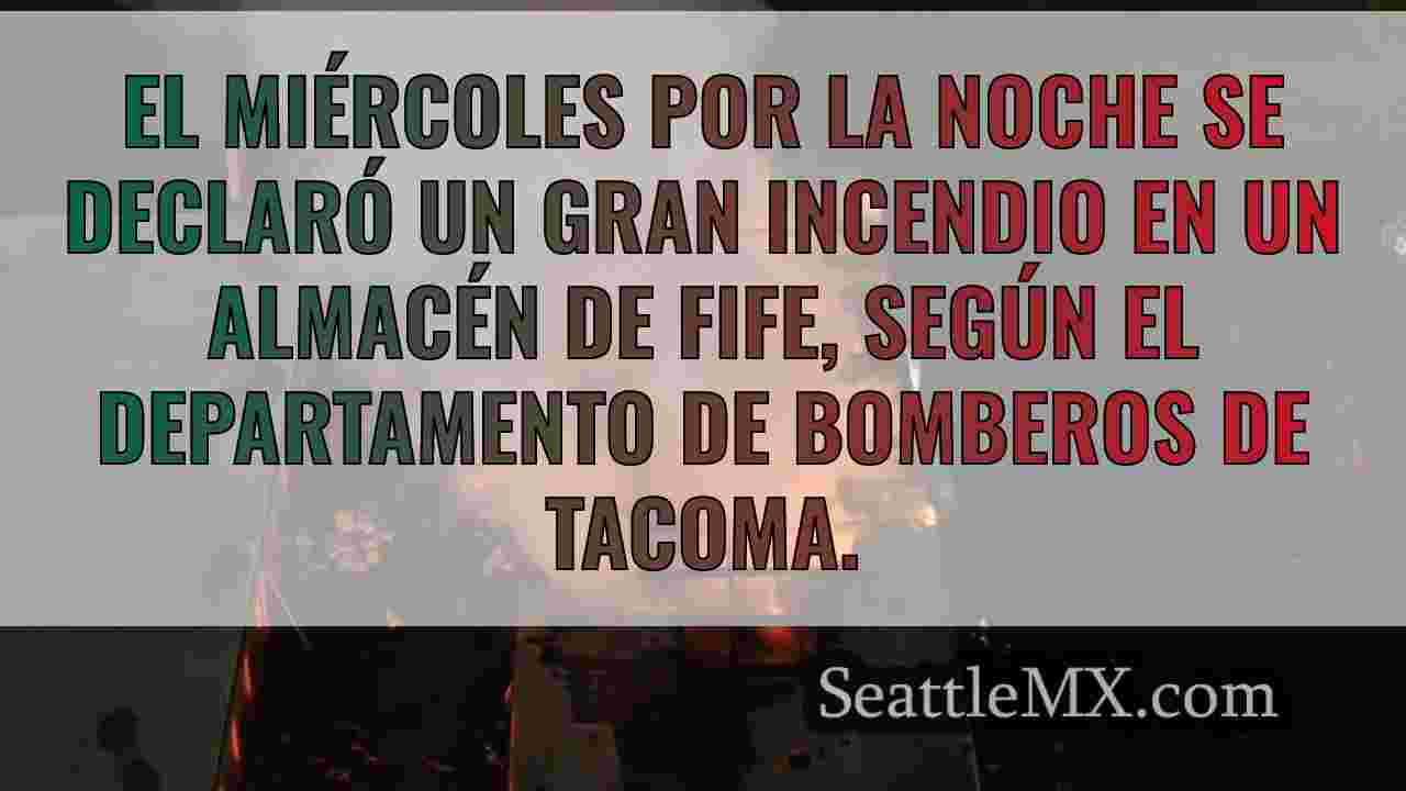 Los equipos luchan contra un incendio