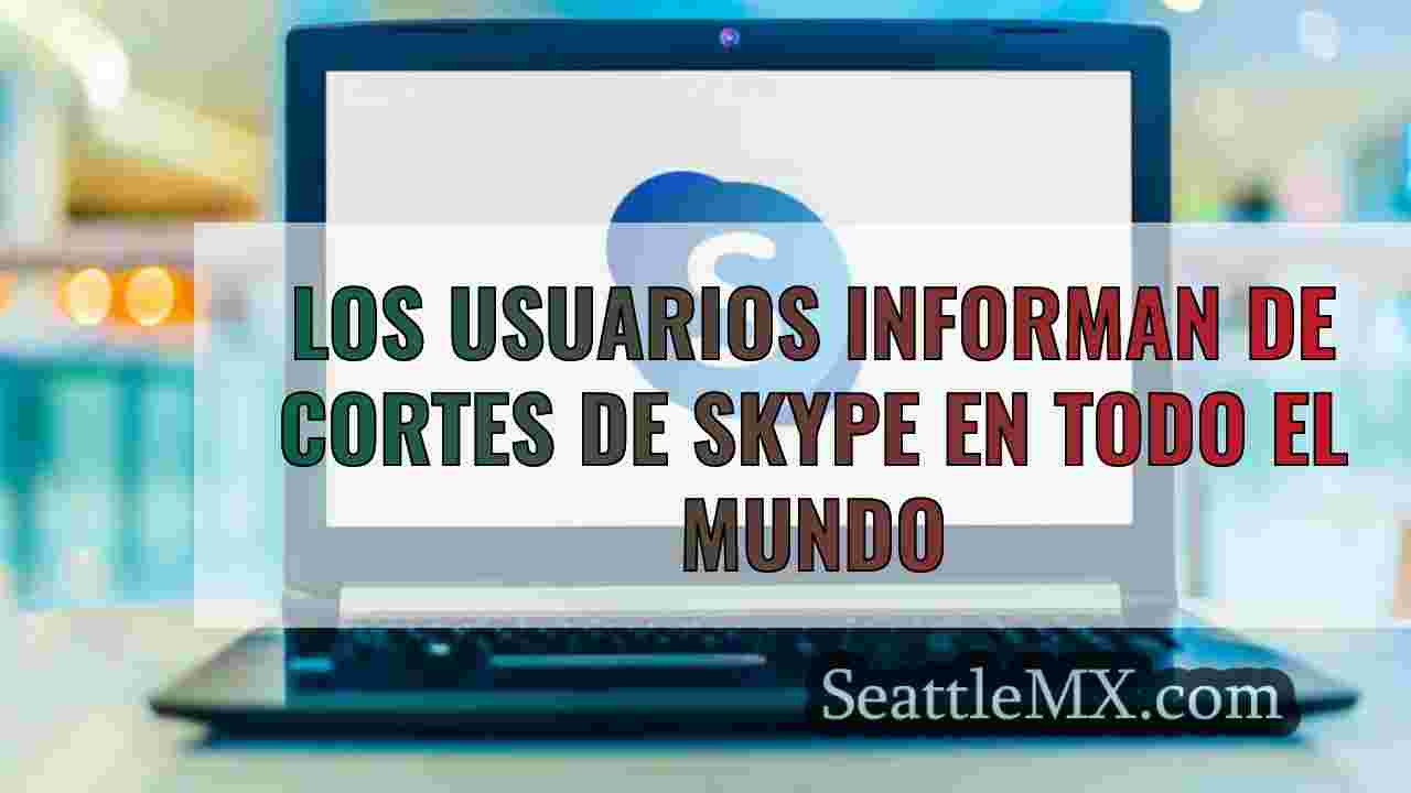 Los usuarios informan de cortes de