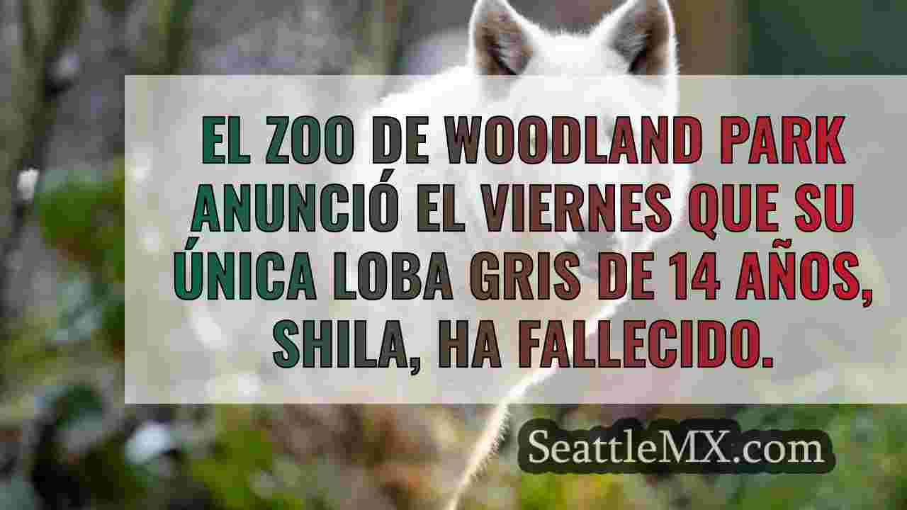 El zoo de Woodland Park llora la muerte