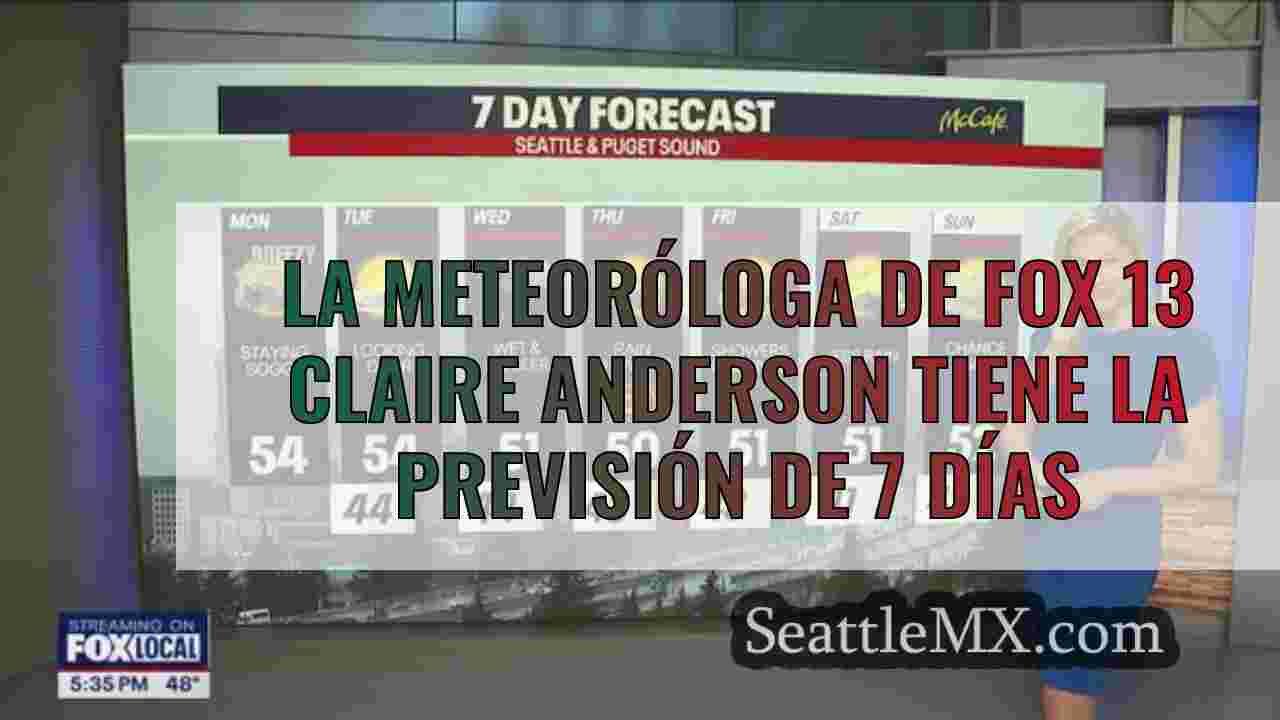 El tiempo en Seattle: Chubascos