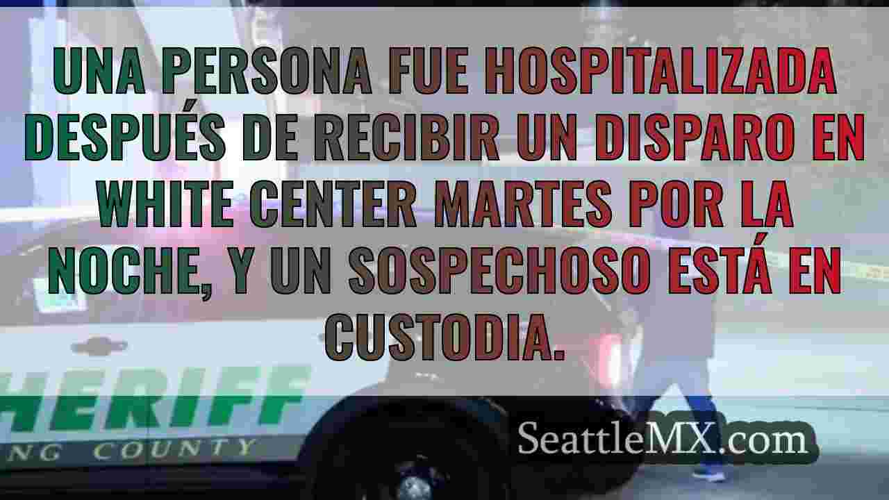 1 herido de bala en el barrio White