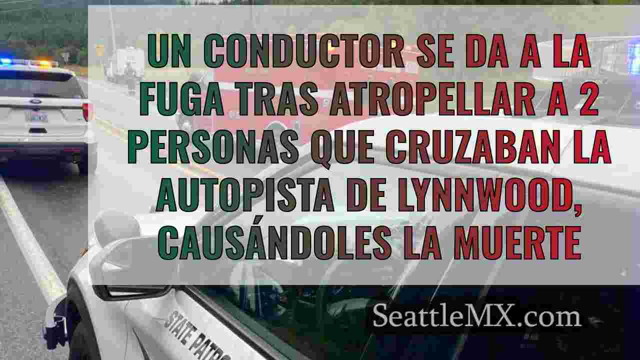 Conductor huye tras atropellar a 2