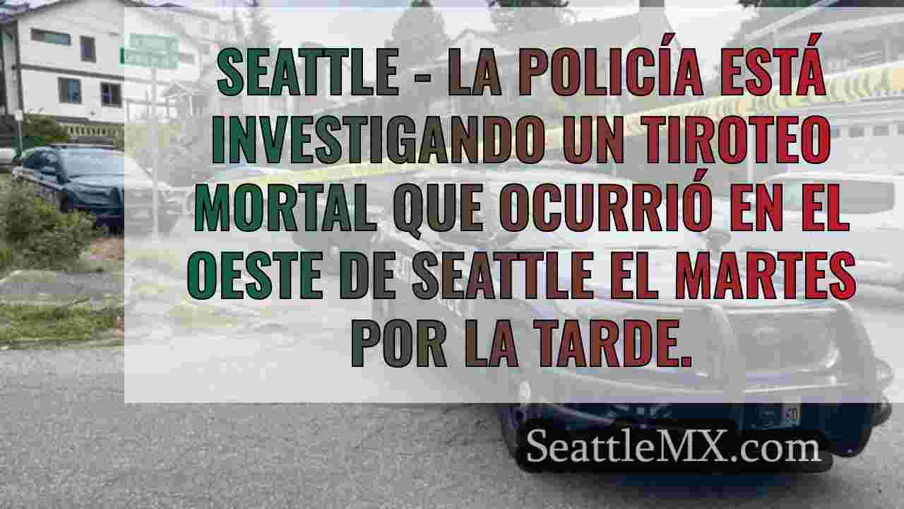Los detectives investigan el tiroteo
