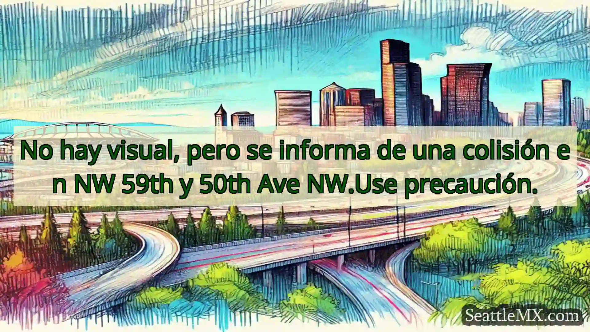 Noticias de transporte de Seattle No hay visual, pero se informa de