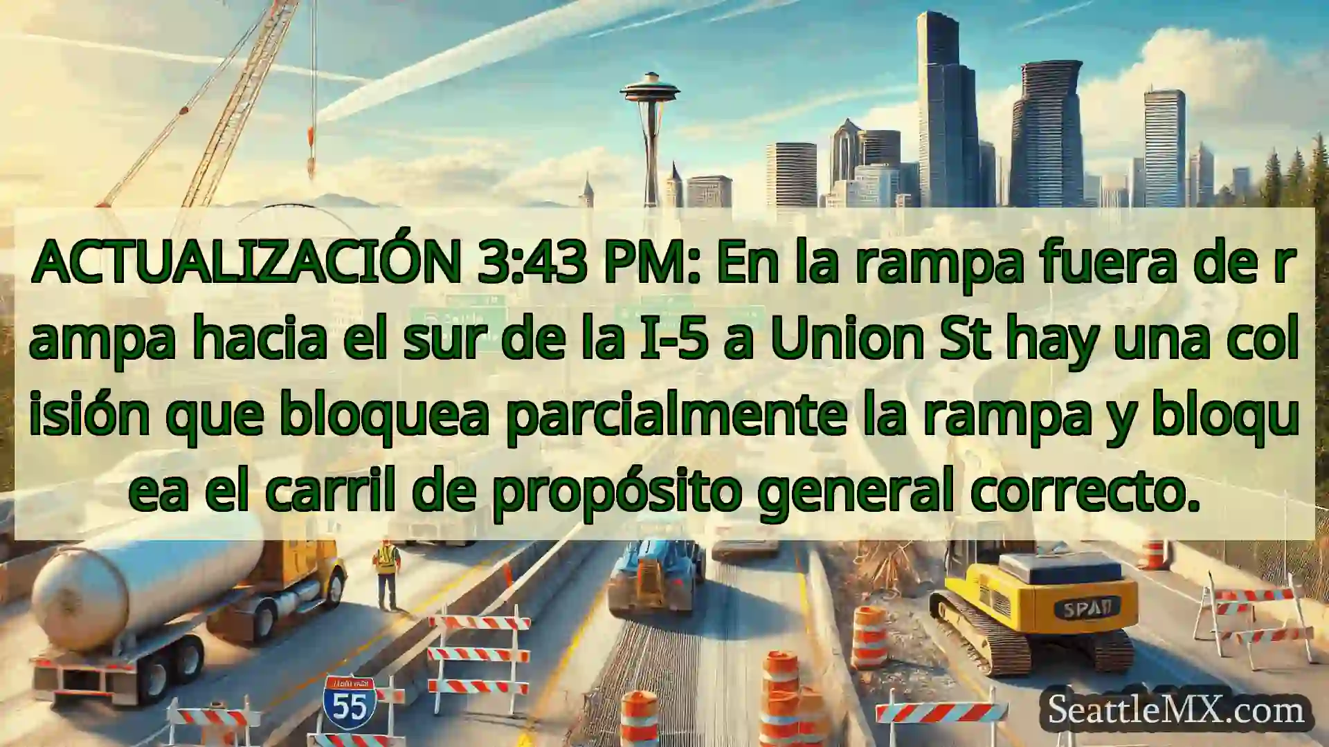 Noticias de transporte de Seattle ACTUALIZACIÓN 3:43 PM: En la rampa