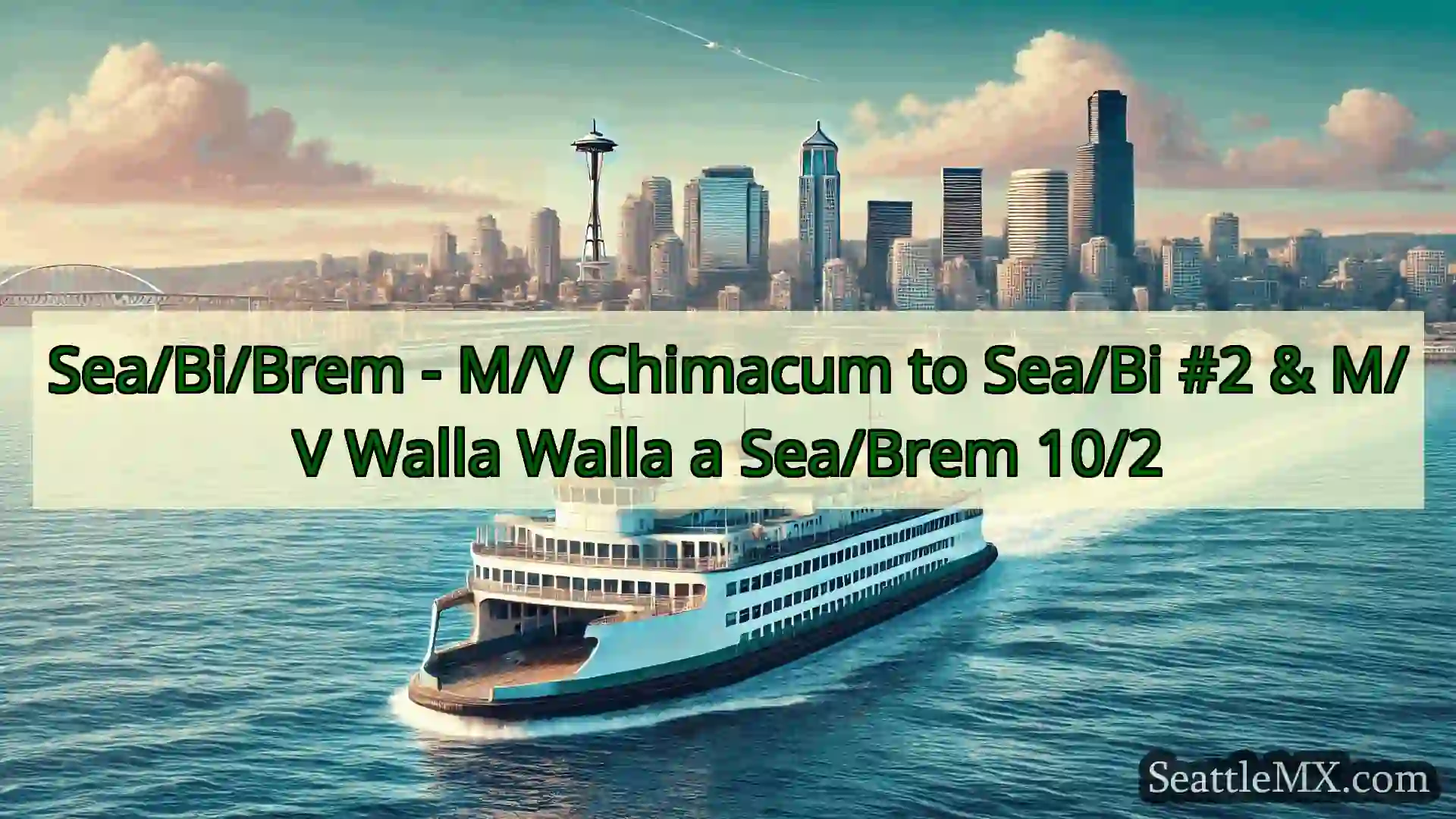 noticias del ferry de seattle Sea/Bi/Brem - M/V Chimacum to