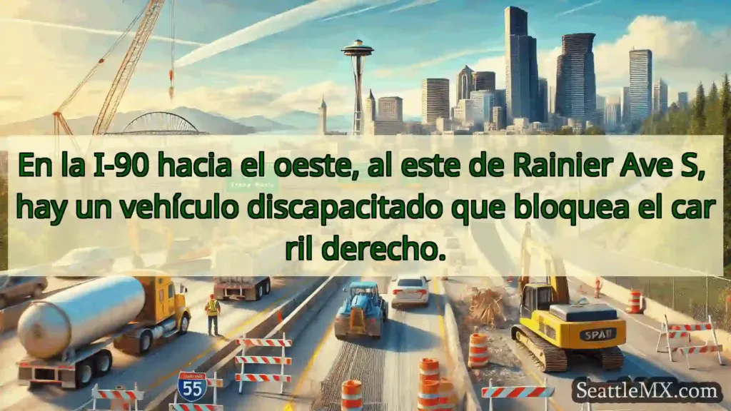 Noticias de transporte de Seattle En la I-90 hacia el oeste, al este