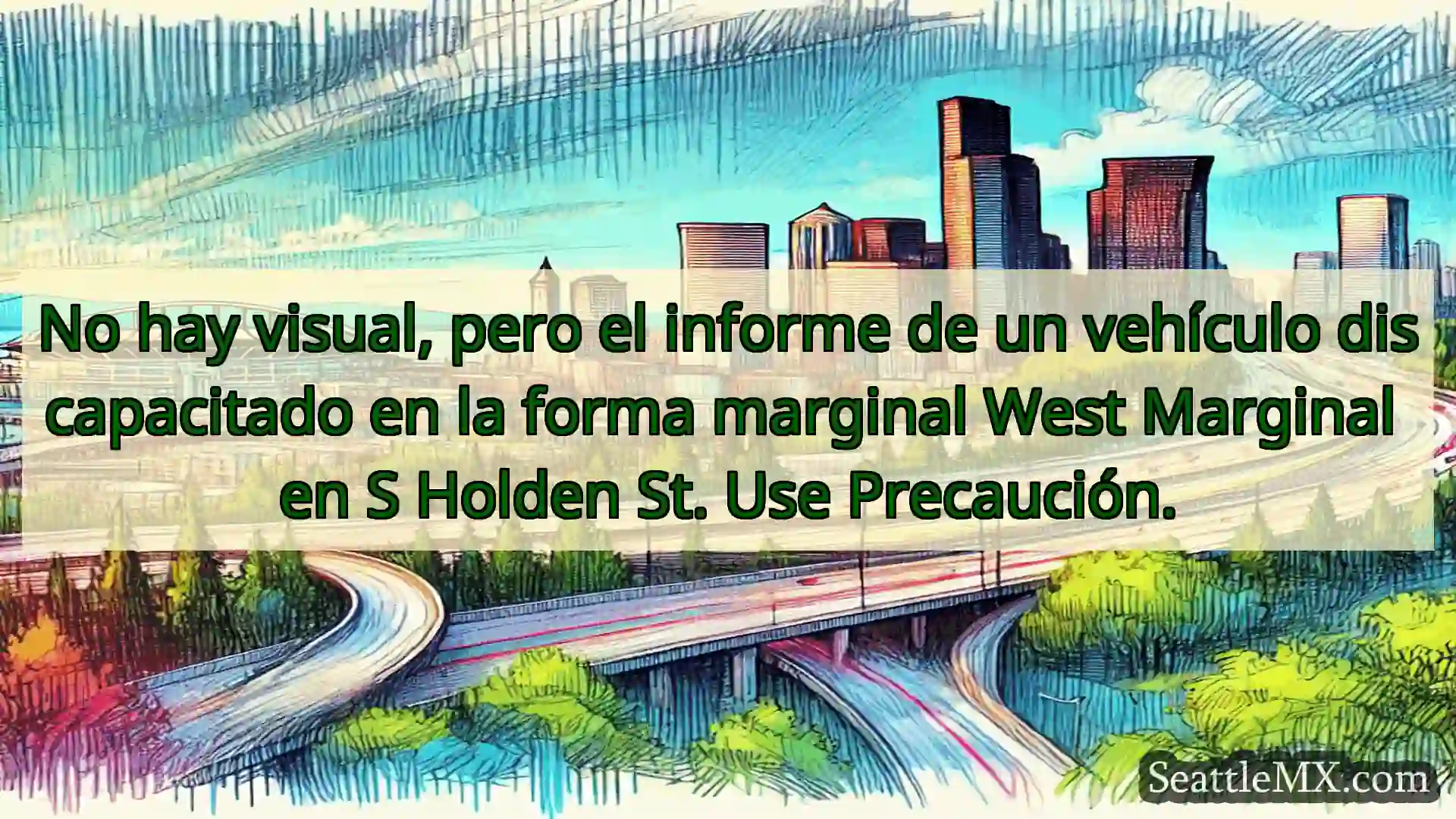 Noticias de transporte de Seattle No hay visual, pero el informe de