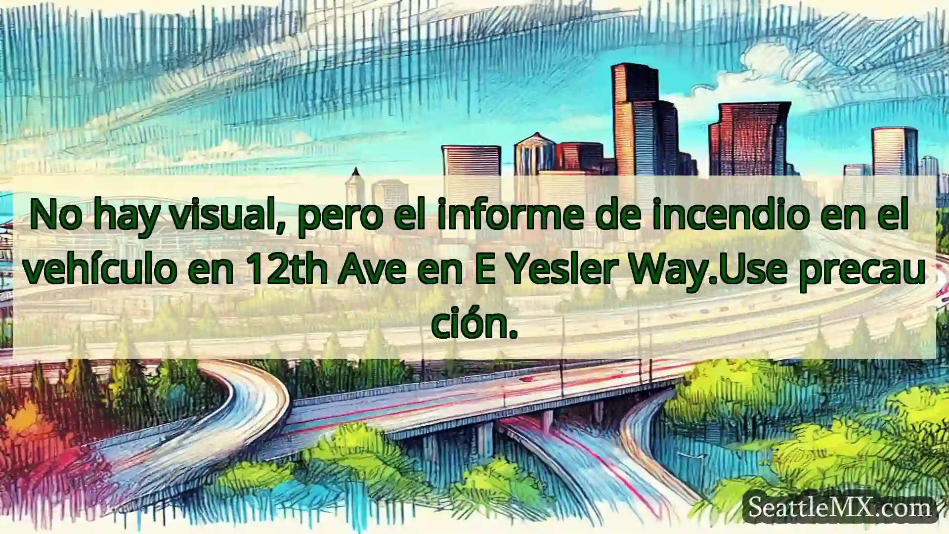 Noticias de transporte de Seattle No hay visual, pero el informe de