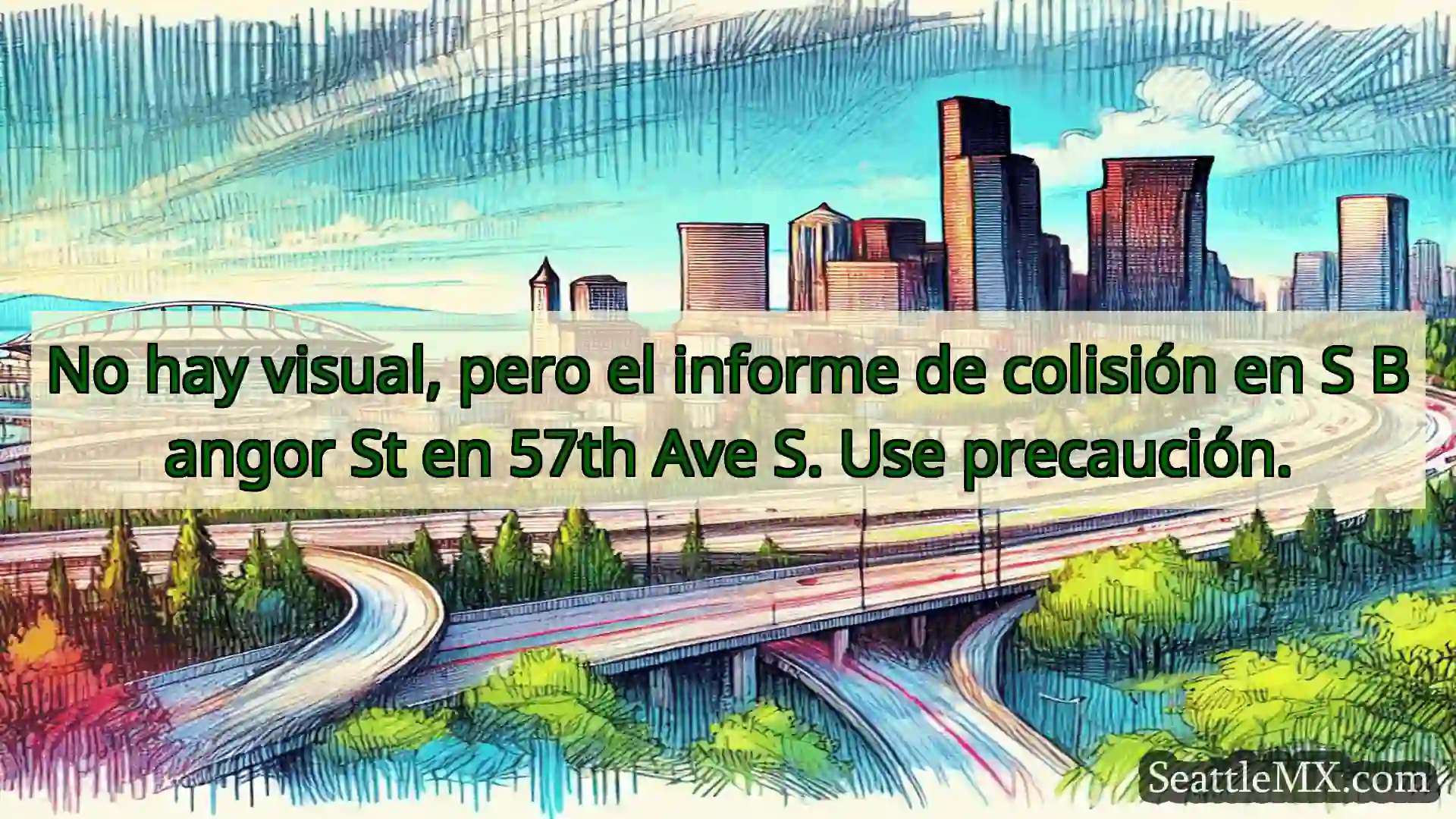Noticias de transporte de Seattle No hay visual, pero el informe de