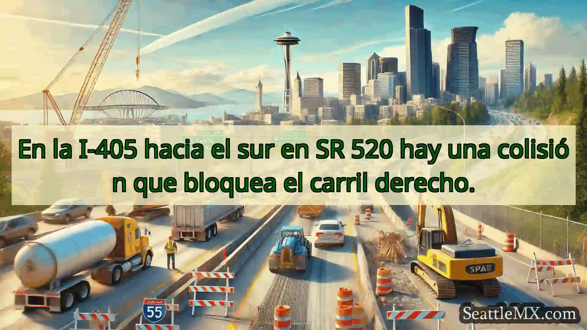 Noticias de transporte de Seattle En la I-405 hacia el sur en SR 520