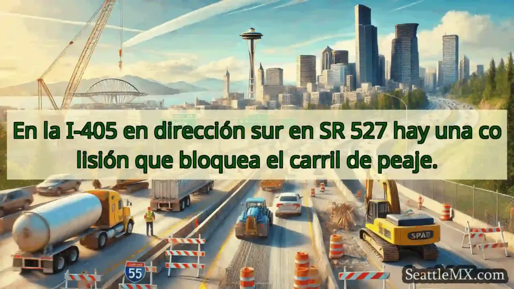 Noticias de transporte de Seattle En la I-405 en dirección sur en SR