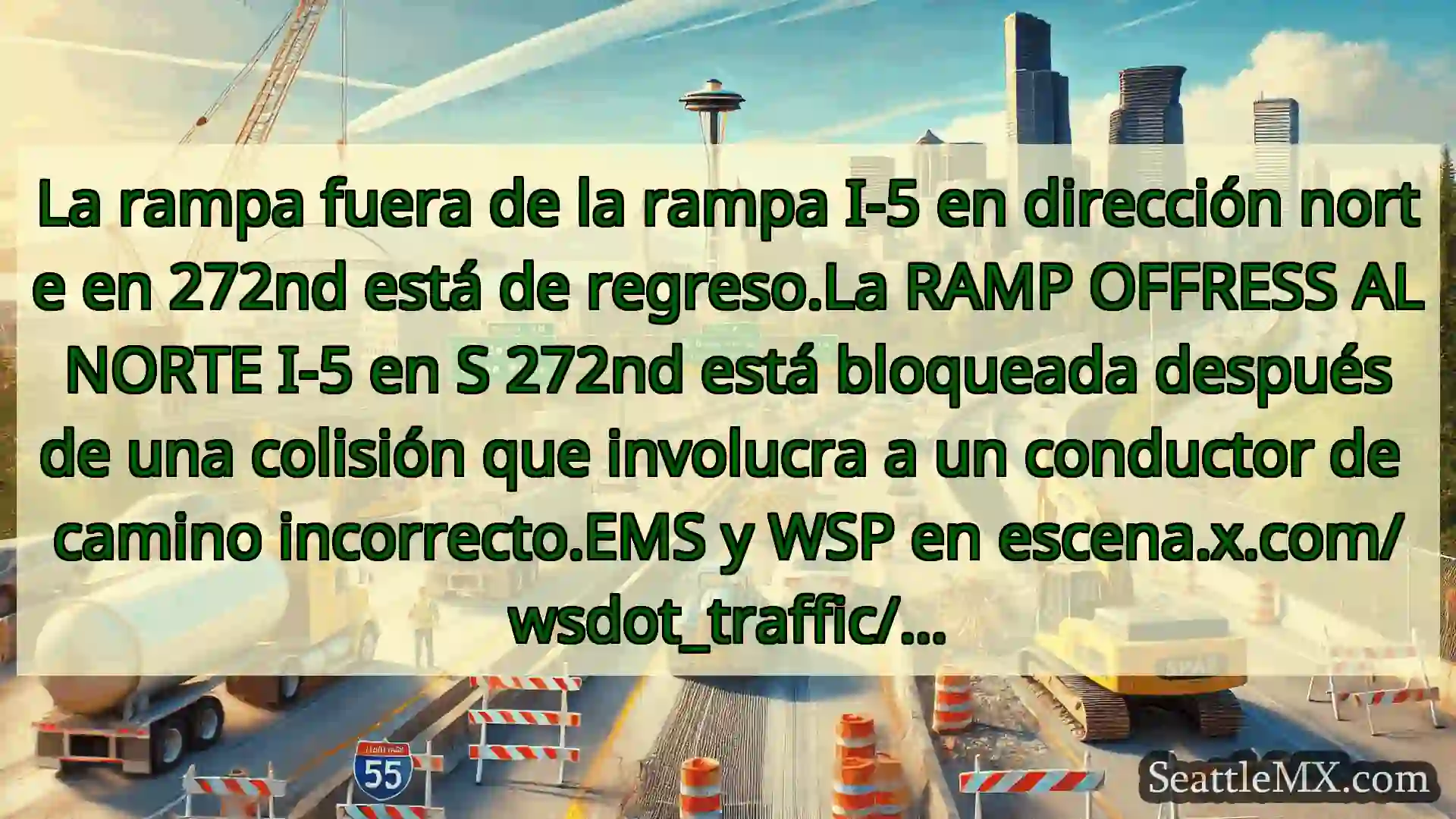 Noticias de transporte de Seattle La rampa fuera de la rampa I-5 en