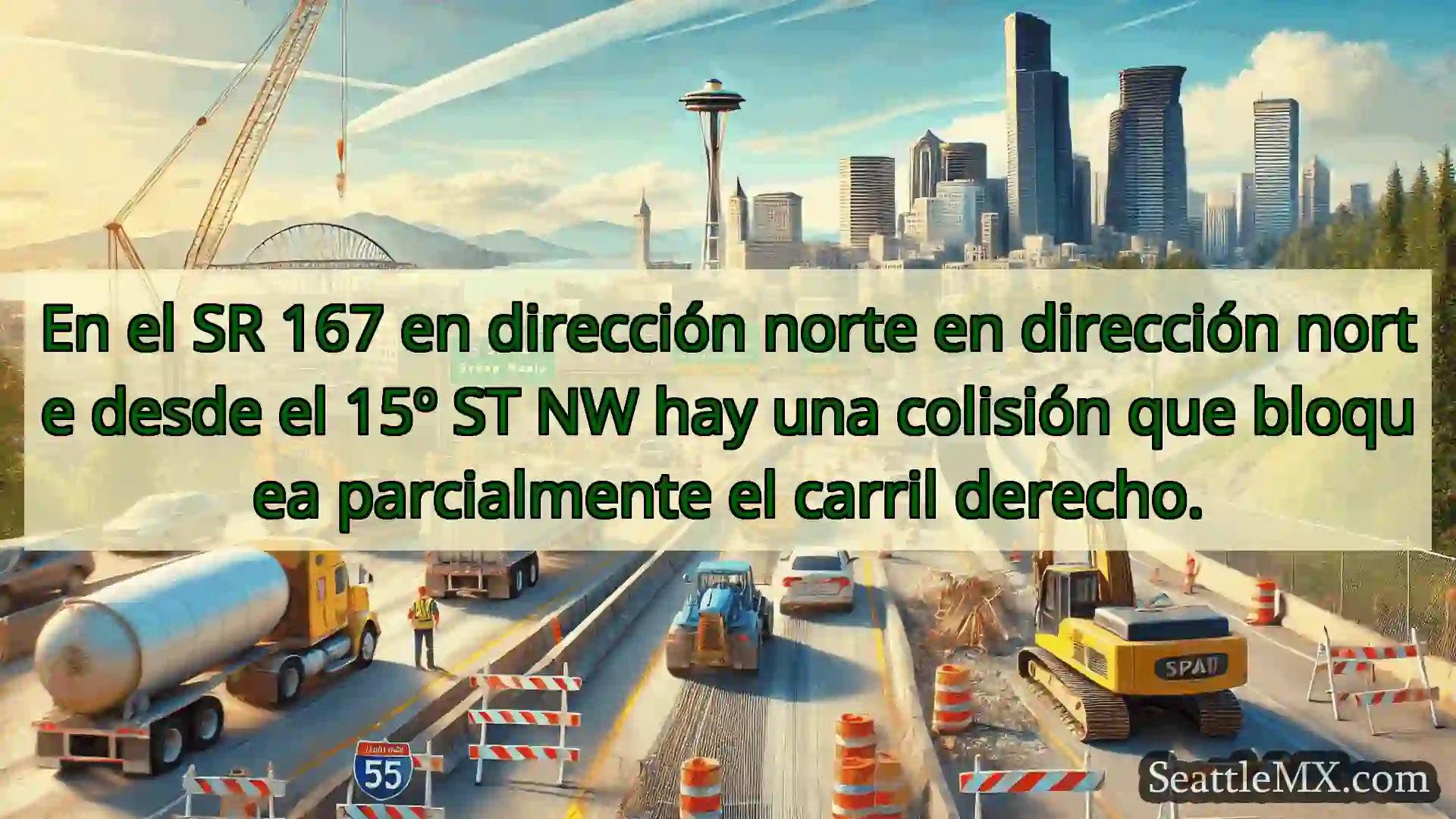 Noticias de transporte de Seattle En el SR 167 en dirección norte en
