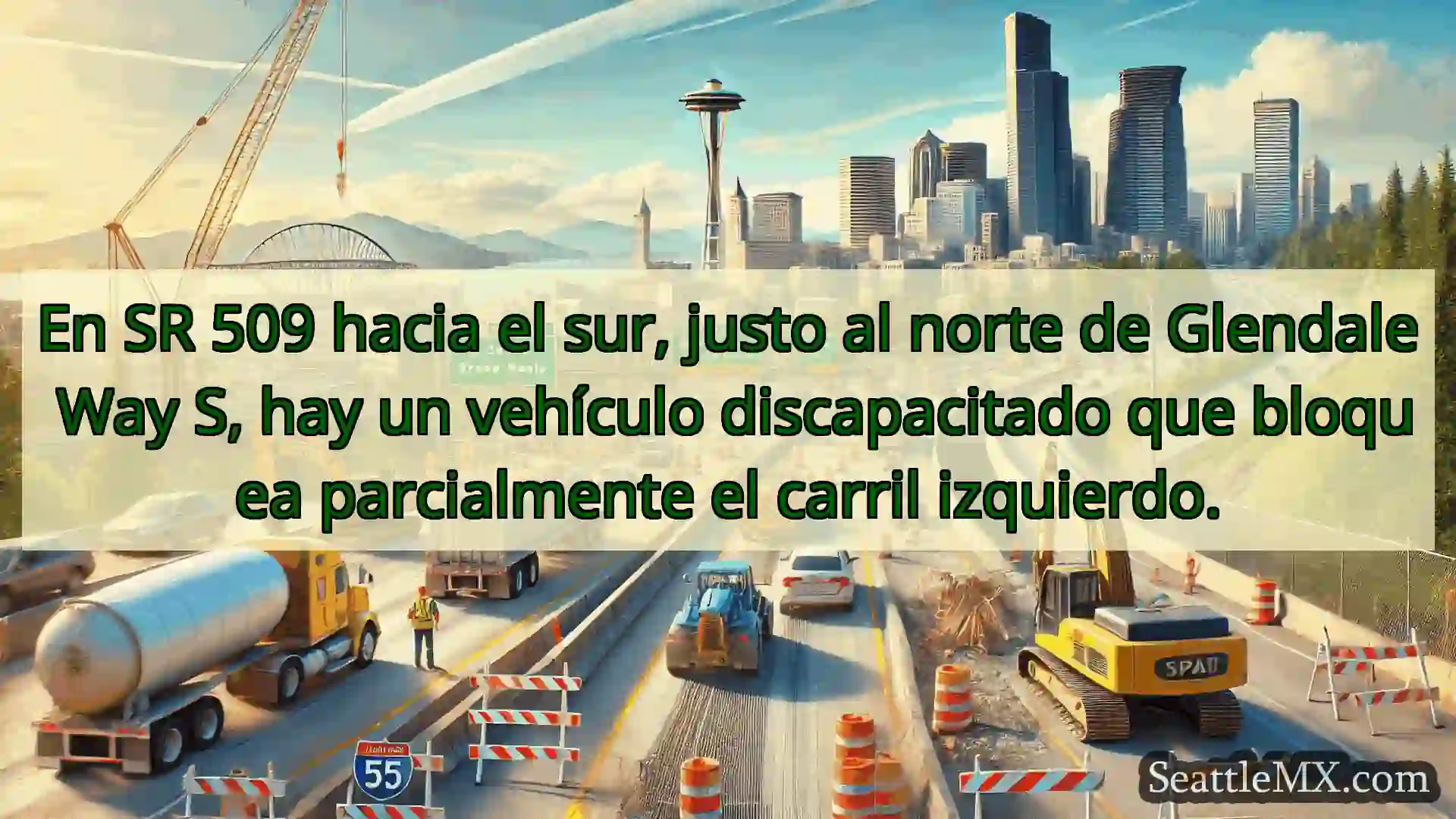 Noticias de transporte de Seattle En SR 509 hacia el sur, justo al