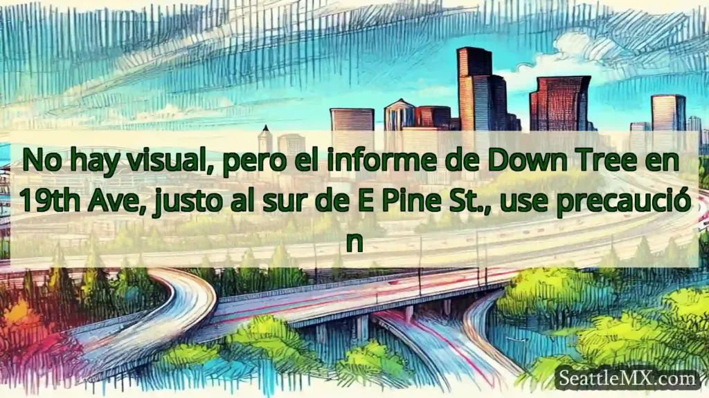 Noticias de transporte de Seattle No hay visual, pero el informe de