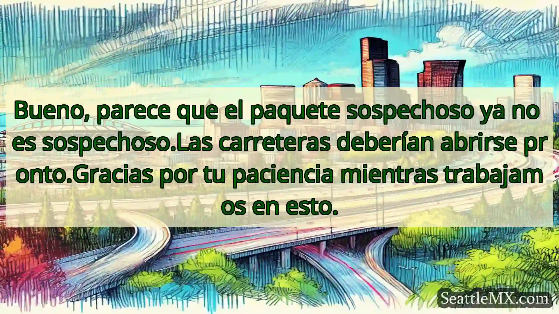 Noticias de transporte de Seattle Bueno, parece que el paquete