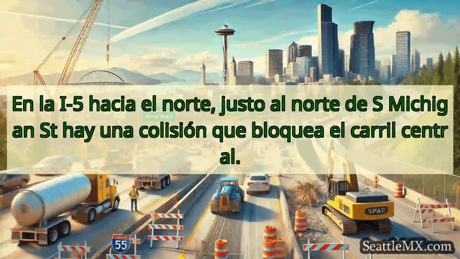 Noticias de transporte de Seattle En la I-5 hacia el norte, justo al