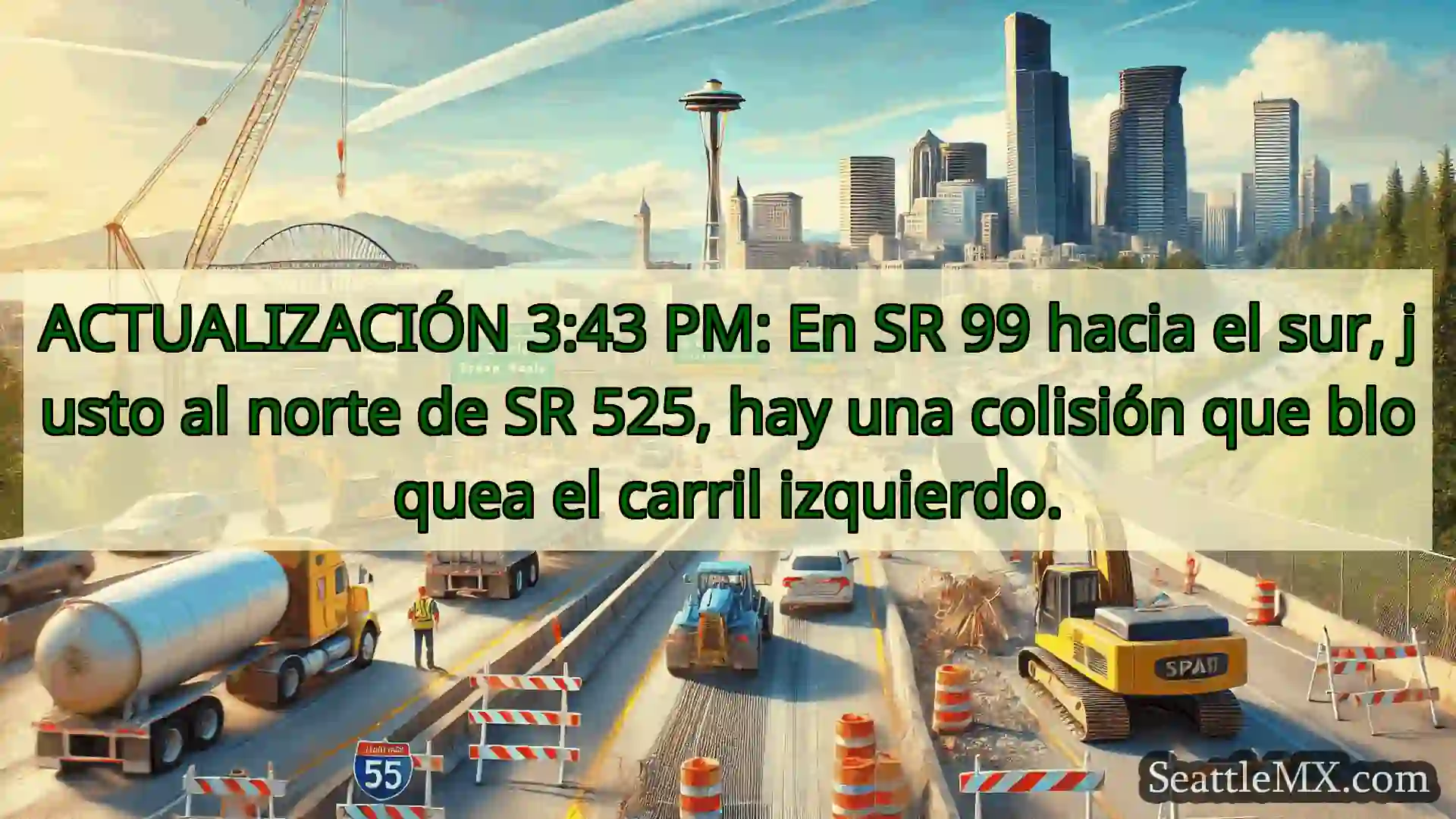 Noticias de transporte de Seattle ACTUALIZACIÓN 3:43 PM: En SR 99