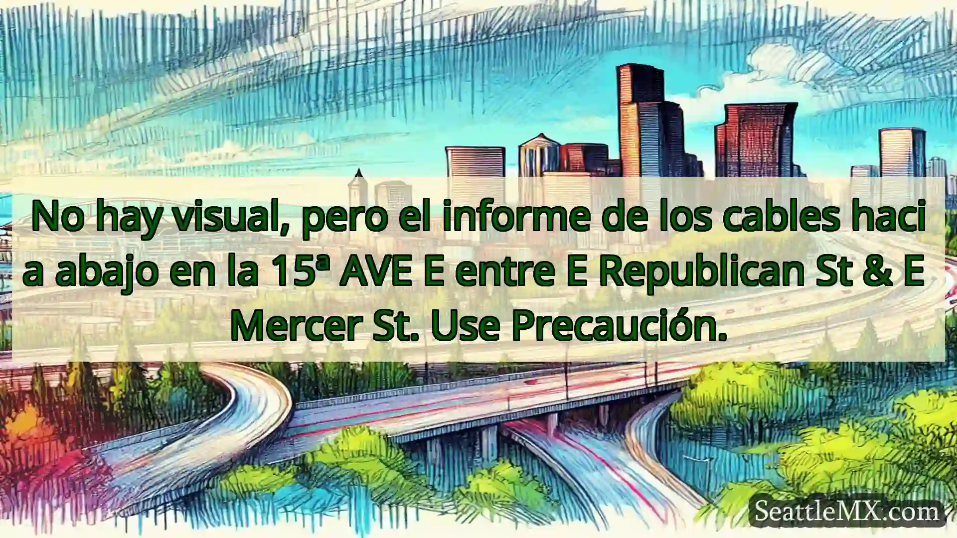Noticias de transporte de Seattle No hay visual, pero el informe de