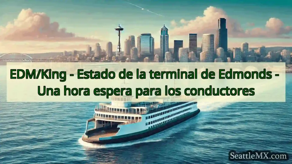 noticias del ferry de seattle EDM/King - Estado de la terminal
