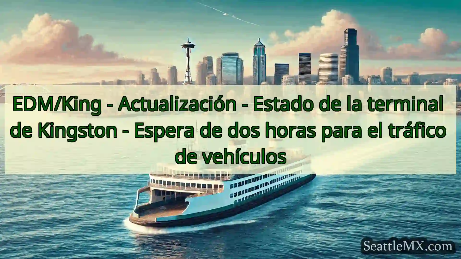 noticias del ferry de seattle EDM/King - Actualización - Estado