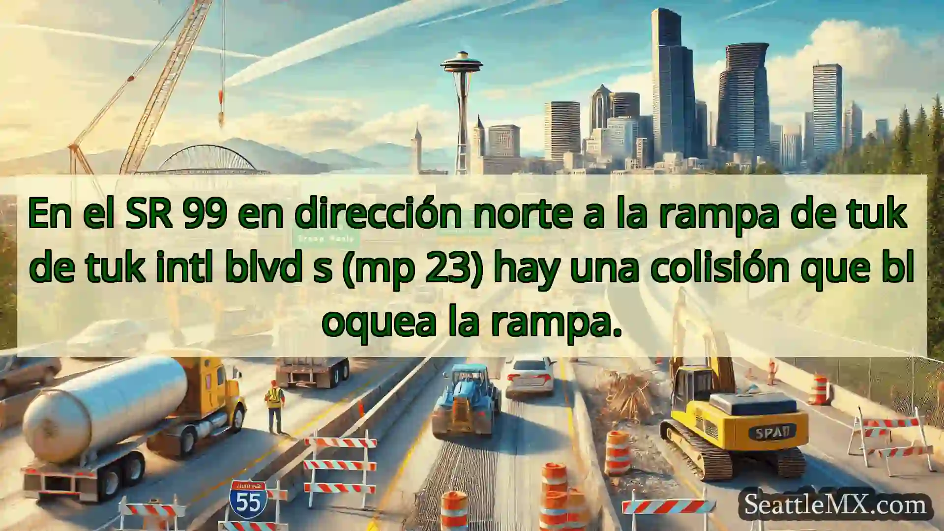 Noticias de transporte de Seattle En el SR 99 en dirección norte a