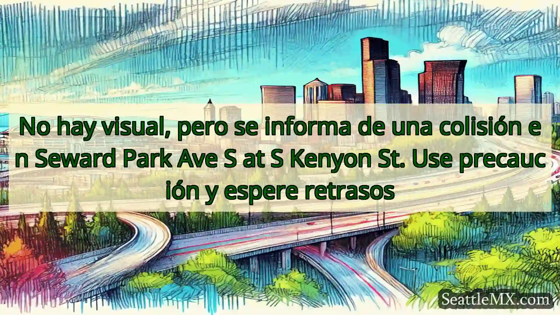 Noticias de transporte de Seattle No hay visual, pero se informa de