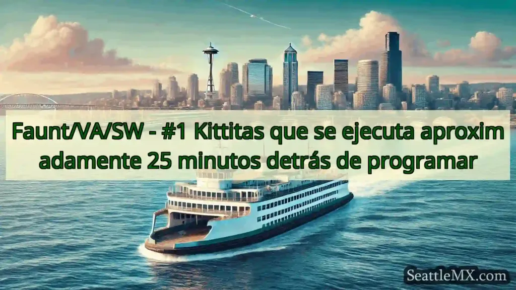 noticias del ferry de seattle Faunt/VA/SW - #1 Kittitas que se
