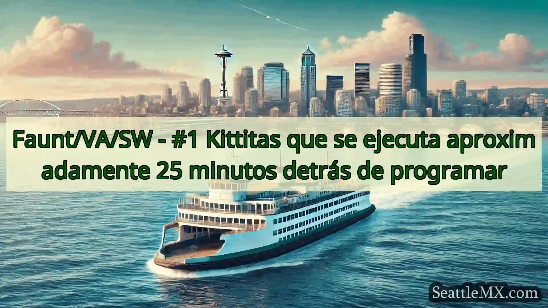 noticias del ferry de seattle Faunt/VA/SW - #1 Kittitas que se