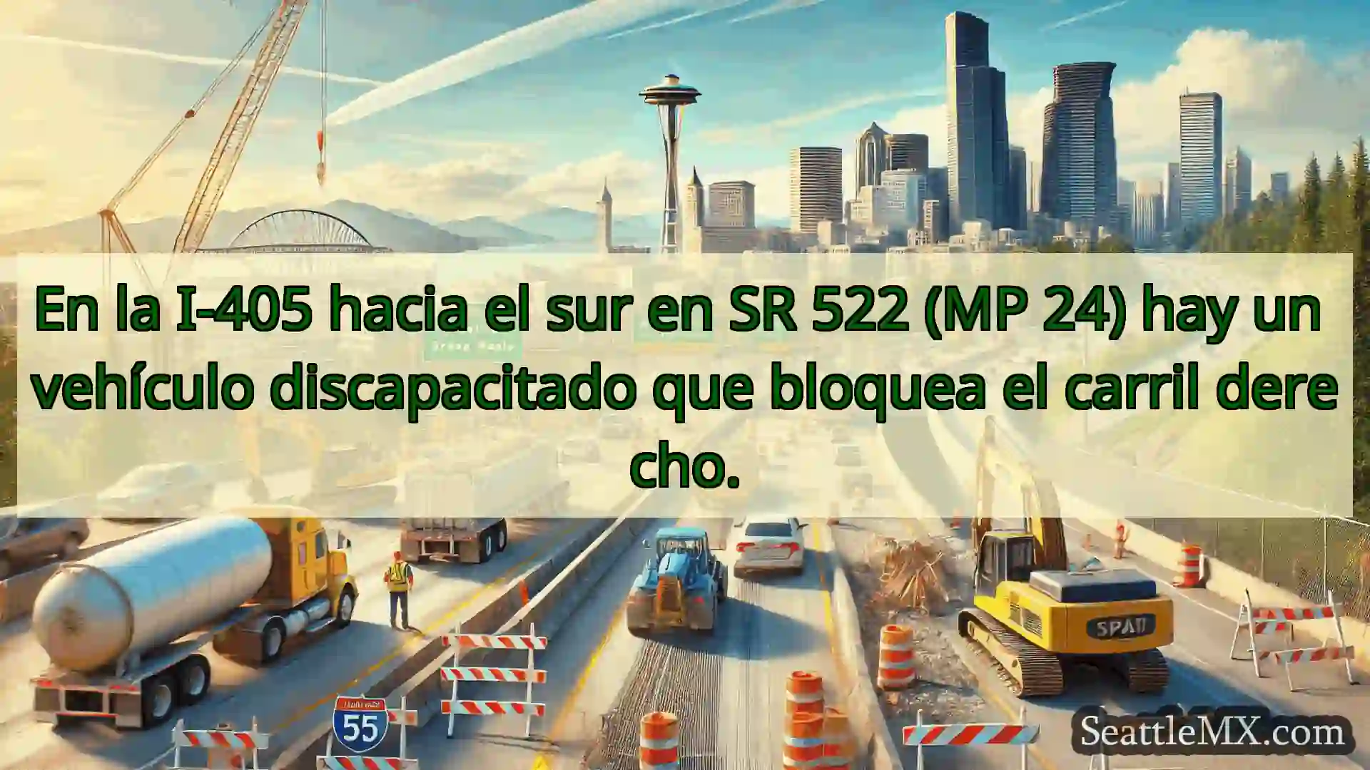 Noticias de transporte de Seattle En la I-405 hacia el sur en SR 522