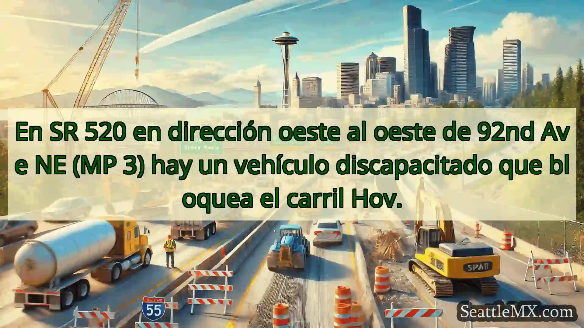 Noticias de transporte de Seattle En SR 520 en dirección oeste al