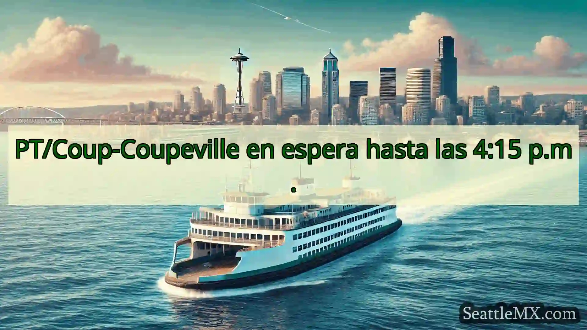 noticias del ferry de seattle PT/Coup-Coupeville en espera hasta