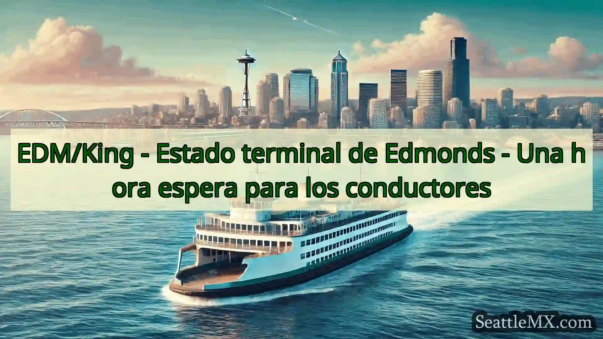 noticias del ferry de seattle EDM/King - Estado terminal de