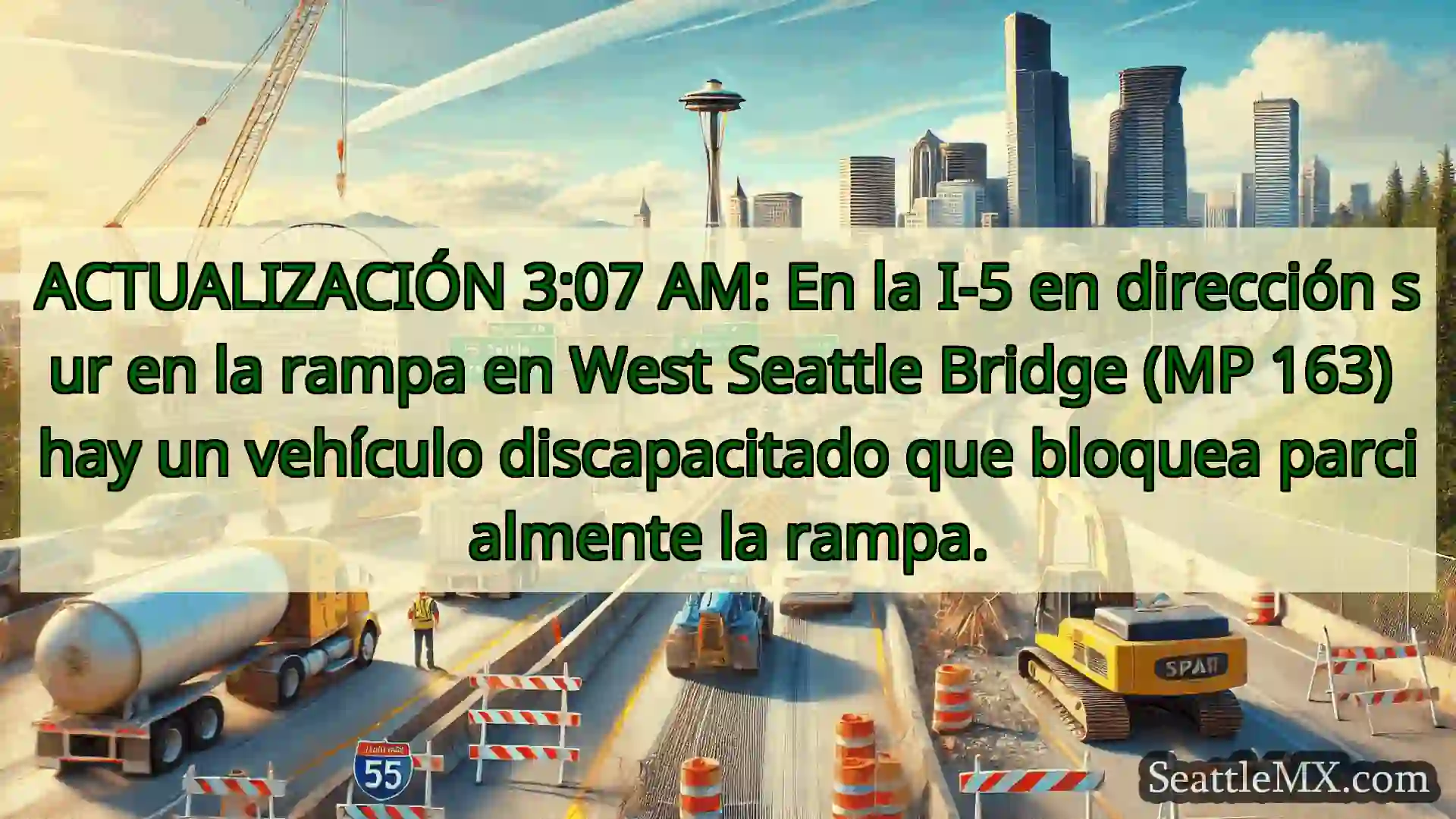 Noticias de transporte de Seattle ACTUALIZACIÓN 3:07 AM: En la I-5