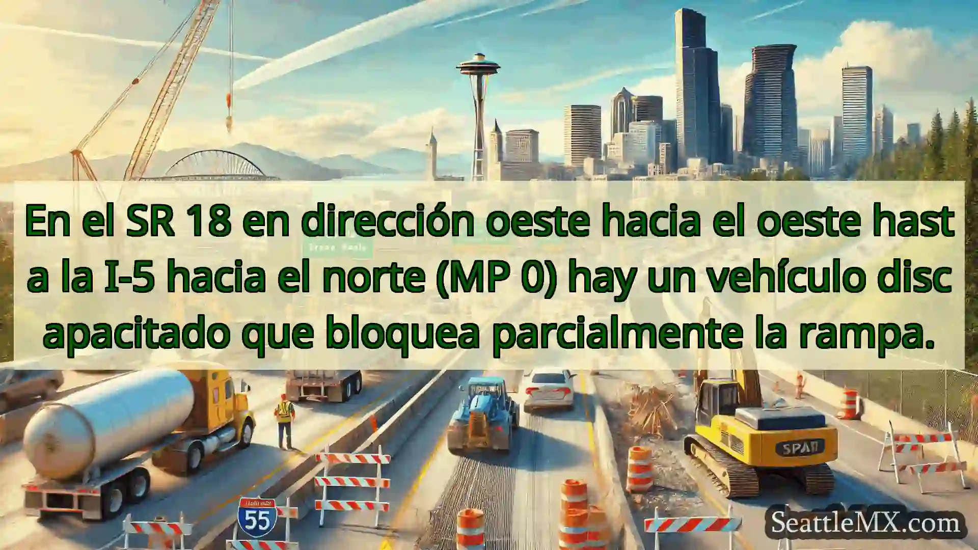 Noticias de transporte de Seattle En el SR 18 en dirección oeste