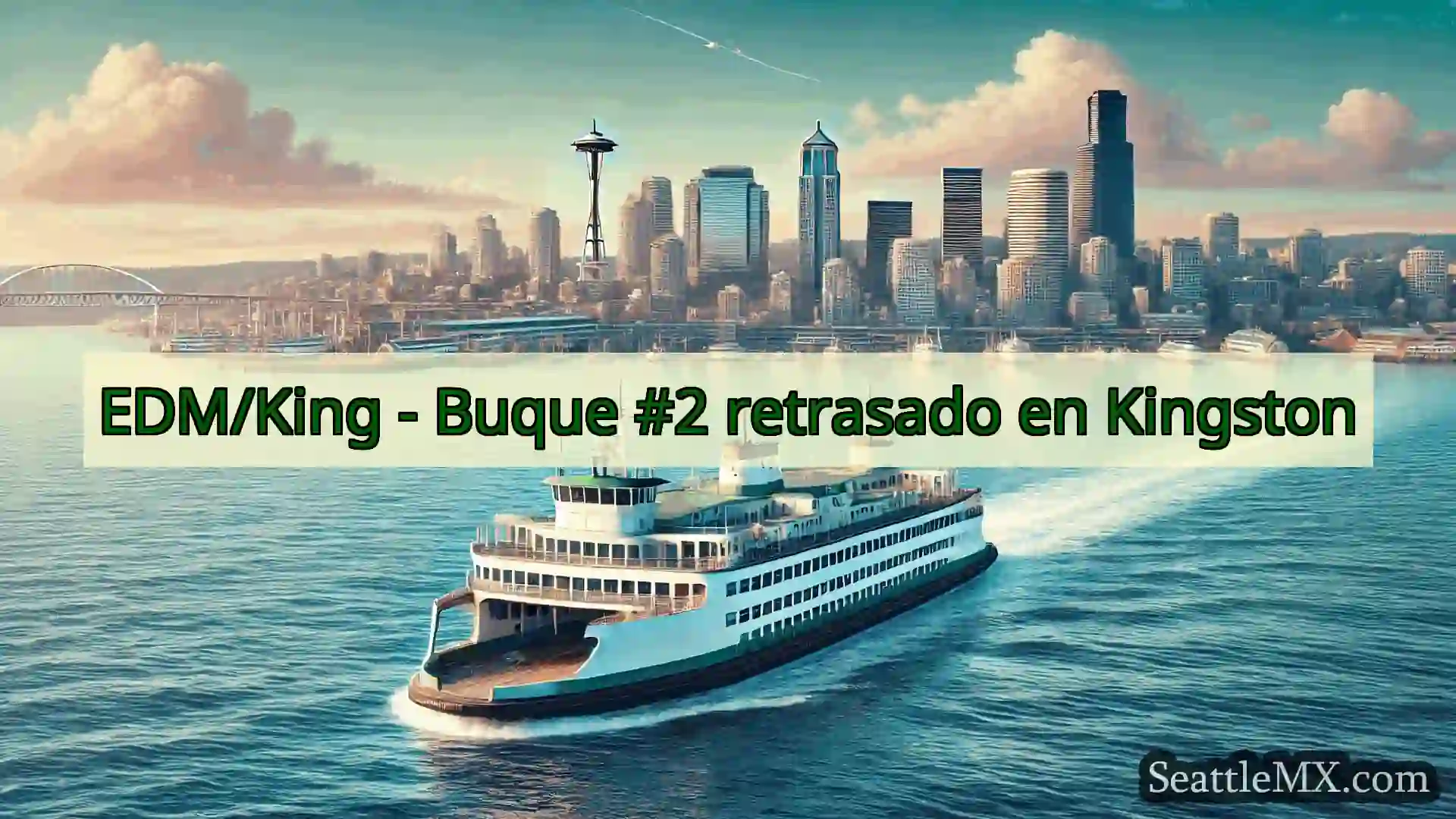 noticias del ferry de seattle EDM/King - Buque #2 retrasado en