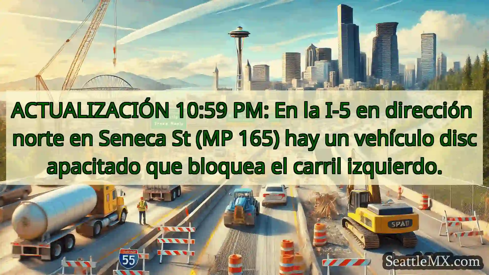 Noticias de transporte de Seattle ACTUALIZACIÓN 10:59 PM: En la I-5