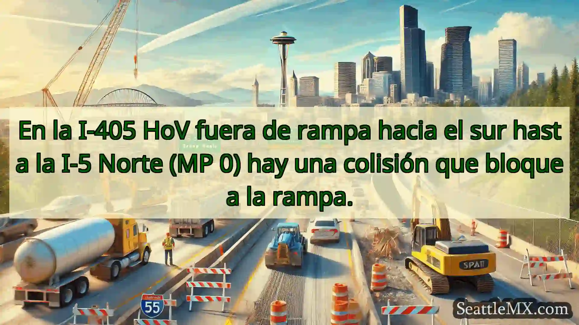 Noticias de transporte de Seattle En la I-405 HoV fuera de rampa