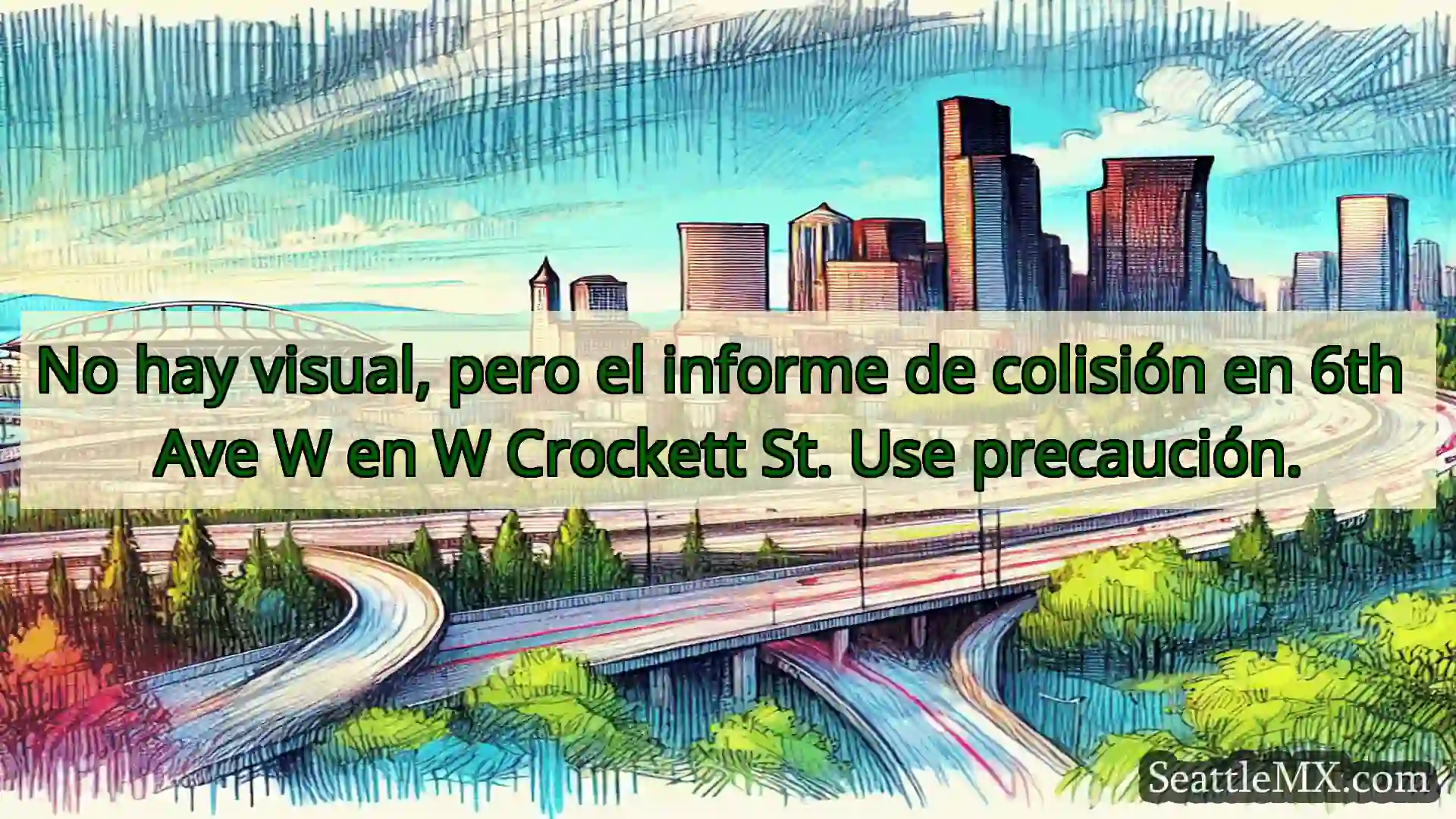 Noticias de transporte de Seattle No hay visual, pero el informe de