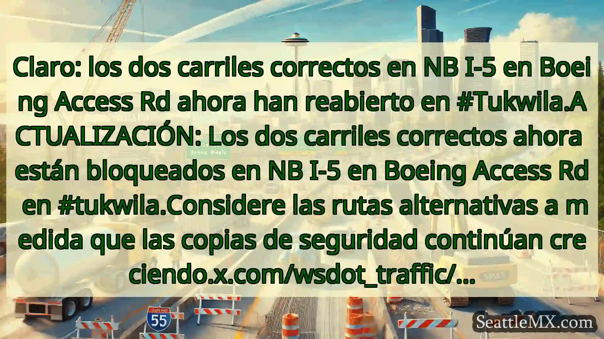 Noticias de transporte de Seattle Claro: los dos carriles correctos