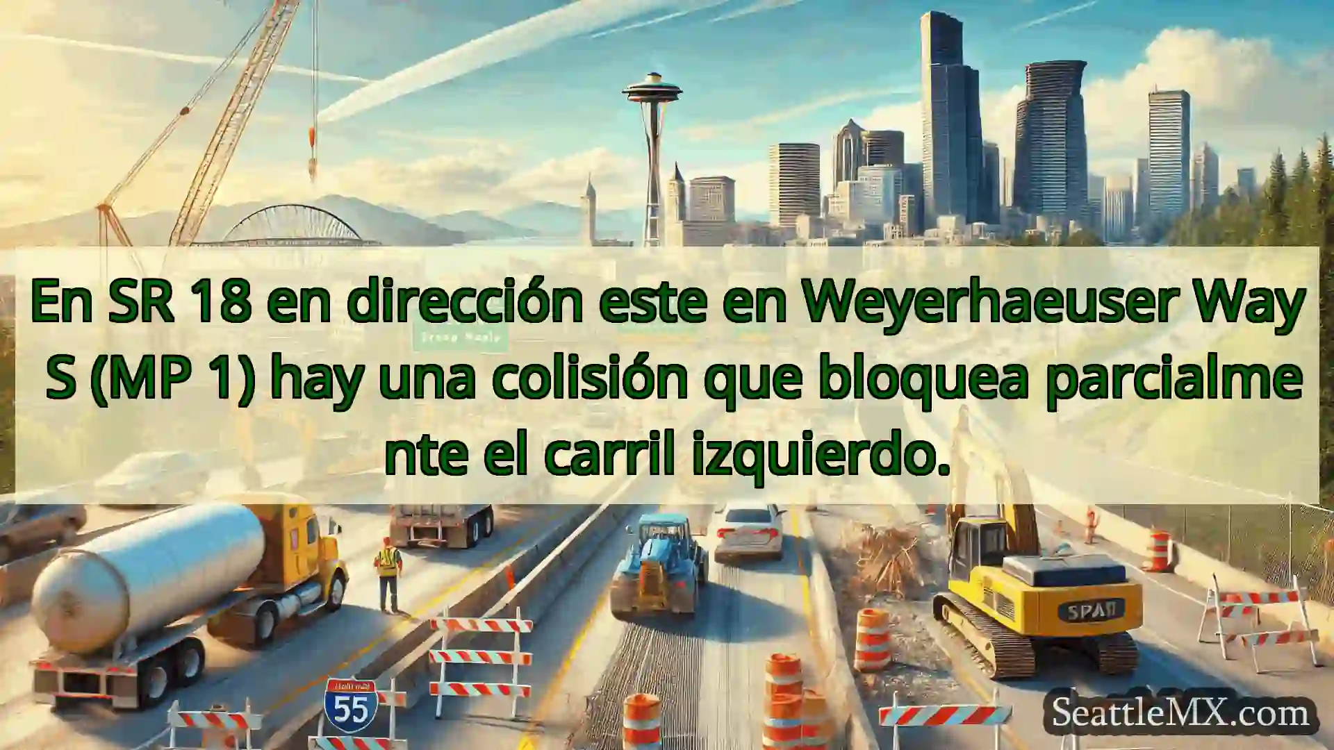 Noticias de transporte de Seattle En SR 18 en dirección este en