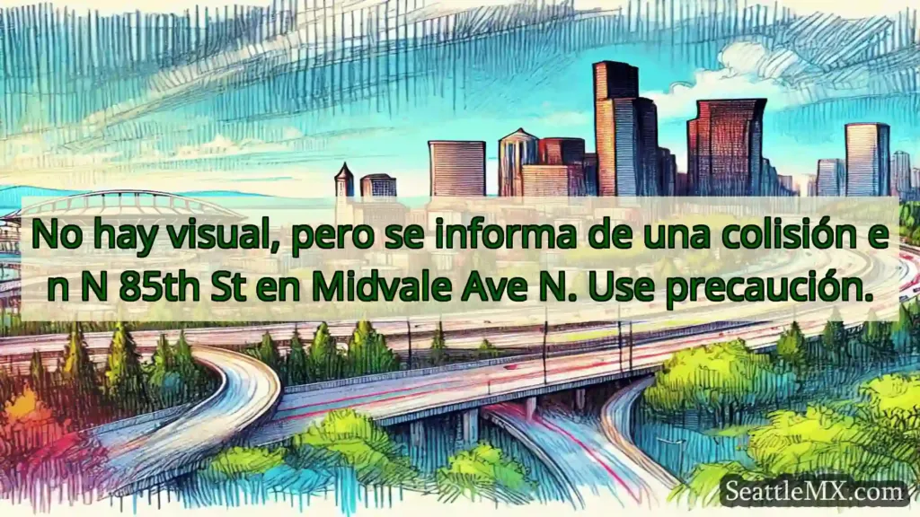 Noticias de transporte de Seattle No hay visual, pero se informa de