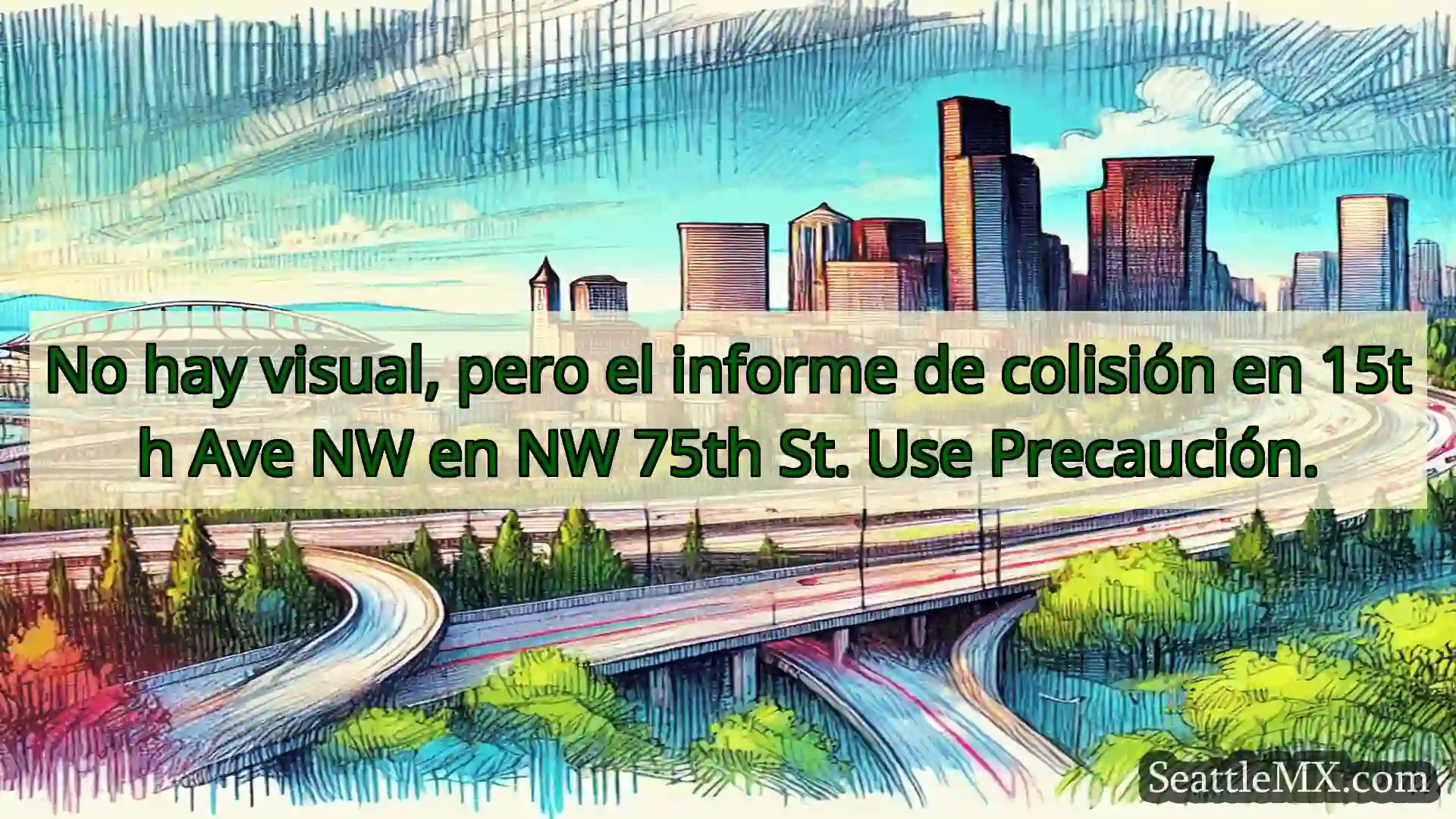 Noticias de transporte de Seattle No hay visual, pero el informe de