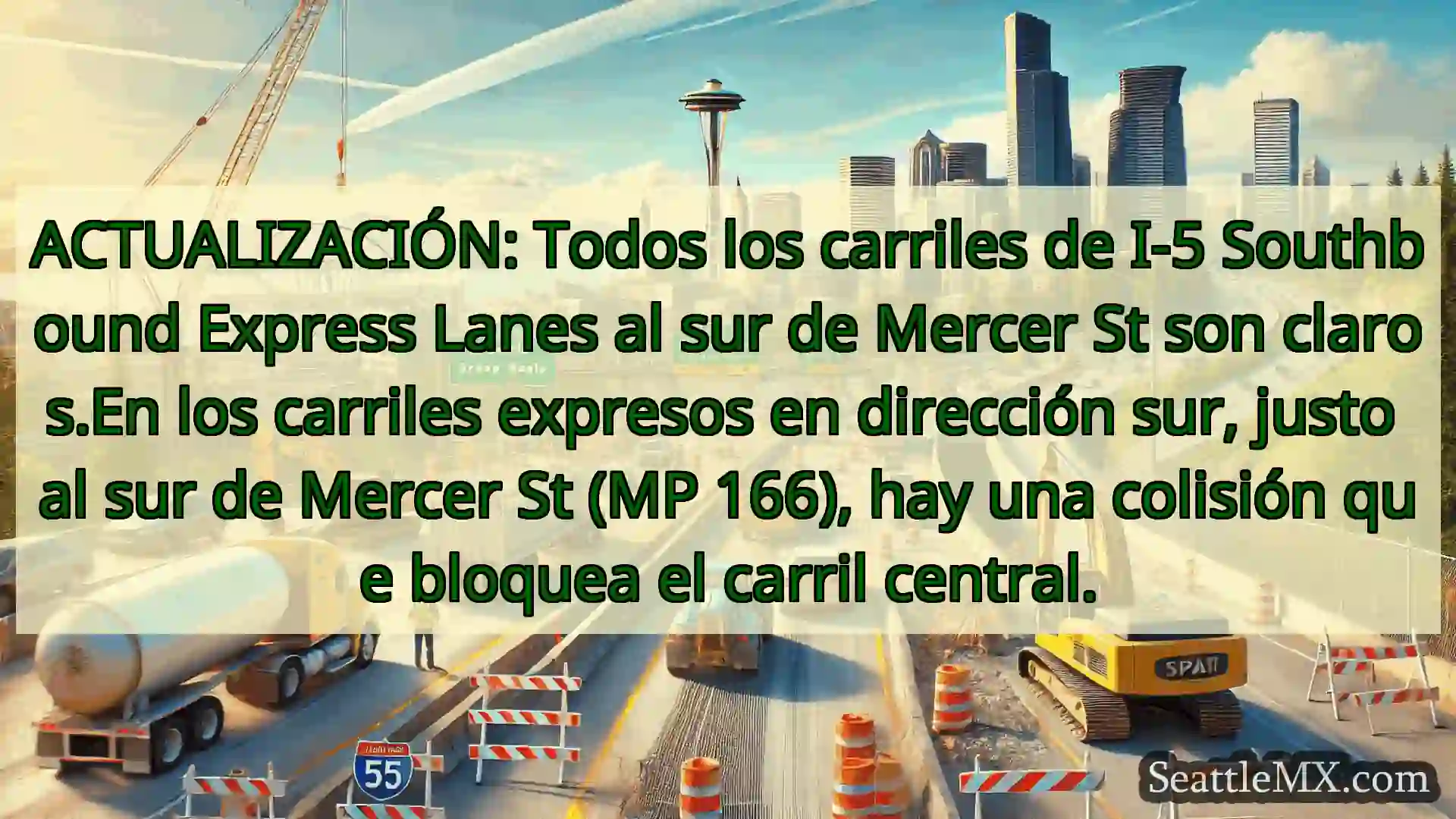Noticias de transporte de Seattle ACTUALIZACIÓN: Todos los carriles