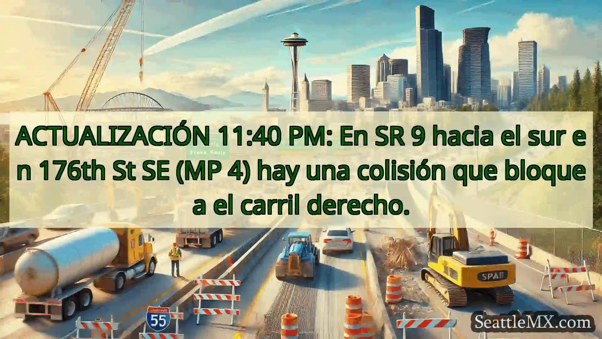 Noticias de transporte de Seattle ACTUALIZACIÓN 11:40 PM: En SR 9