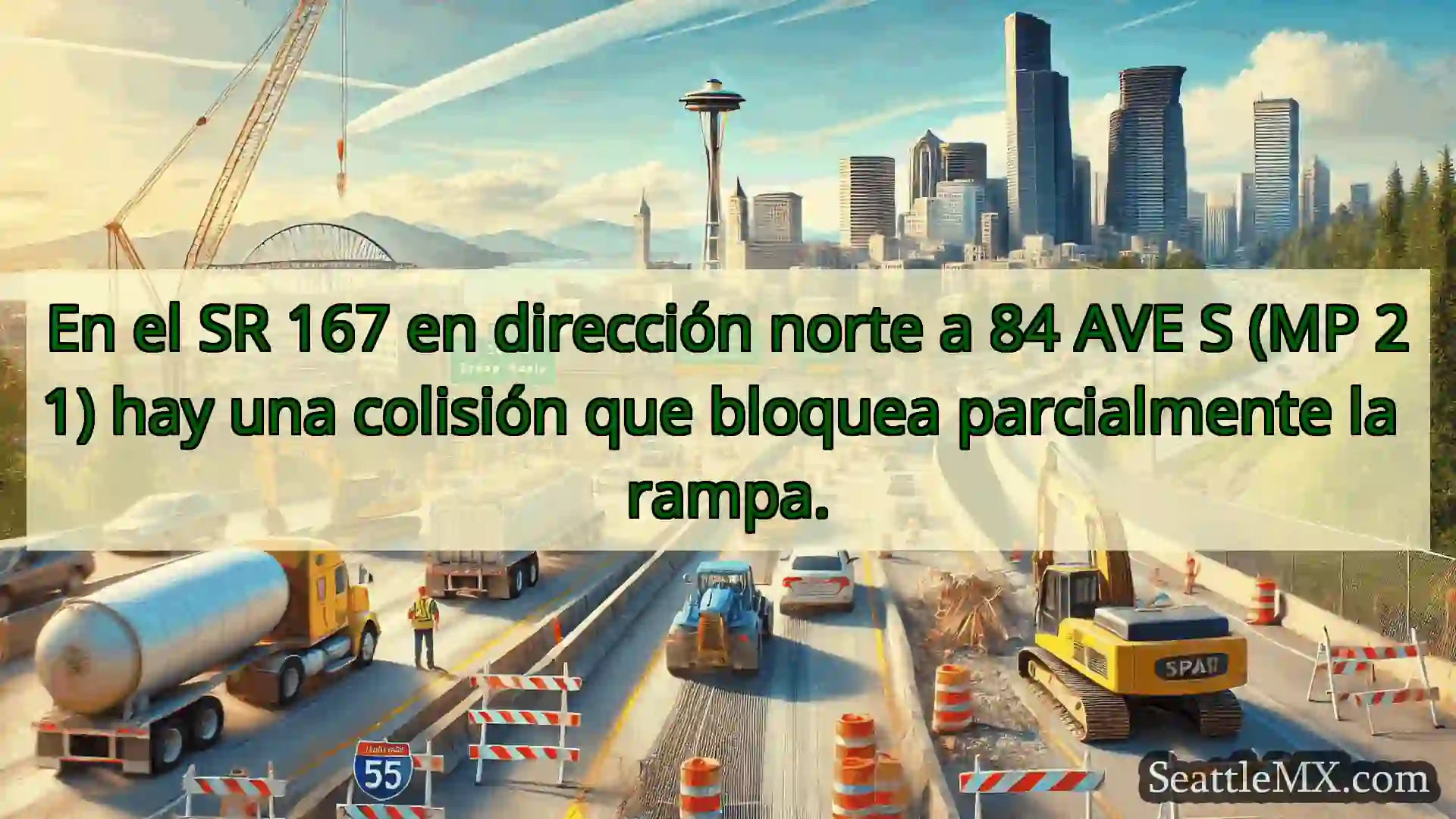 Noticias de transporte de Seattle En el SR 167 en dirección norte a